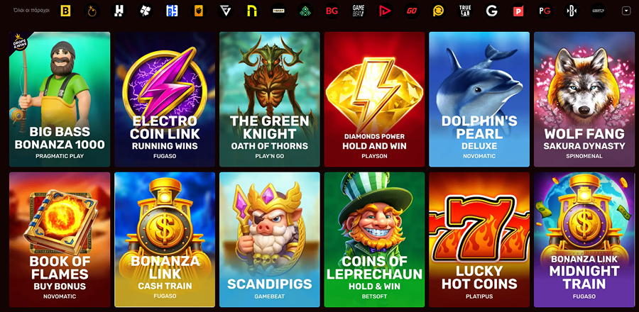 DragonSlots Καζίνο Κορυφαία παιχνίδια Dragons Slot Games